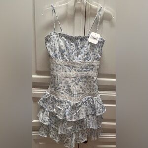 Floral Ruffle Mini Dress